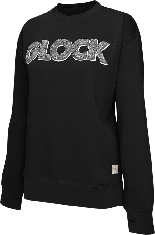 Glock Crewneck Raglan Fleece Black Cotton/Polyester Long Sleeve 2XL