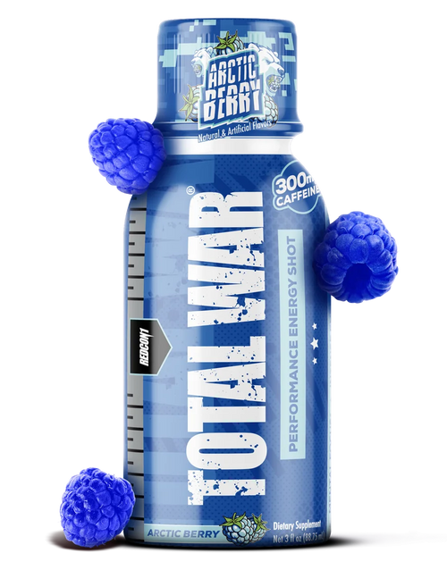 Redcon1 Total War Energy Shots Artic Berry 12 Pack