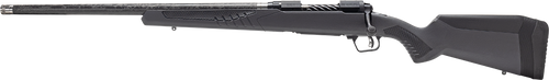 Savage 110 UltraLite 7mm Backcountry Left Hand, 20" Carbon Fiber Threaded Barrel, Black, Drilled & Tapped, AccuStock Gray, 4rd