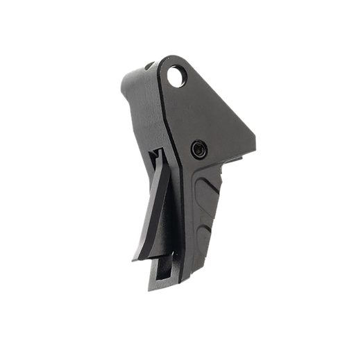 Tyrant CNC I.T.T.S. Trigger Shoe, Fits Springfield Echelon, Matte Finish, Black with Black Safety Blade