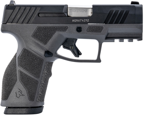 Taurus GX2 9mm ,3.37" Matte Stainless Steel Barrel, Matte Black Serrated Stainless Steel Slide, Gray Stainless Steel Frame Picatinny Rail, 13rd