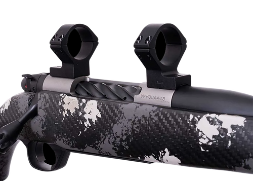 Weatherby Scope Mount/Ring Combo Matte Black Alloy 30mm Tube Weatherby Mark V Medium Rings Magnum 9-Lug Action