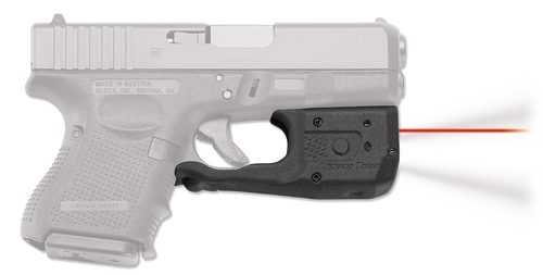 Crimson Trace Laserguard PRO, Laser and Light, Fits Glock 26/27/33, Black, 150 Lumen LED, Red Laser, User Installed, Instinctive Activation, 4 Modes