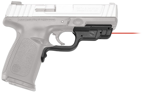 Crimson Trace LG457 Laserguard 5mW Red Laser with 633nM Wavelength & 50 ft Range Black for 9mm & 40 S&W (S&W SD VE, SD)