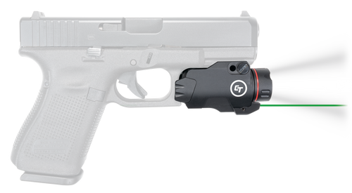 Crimson Trace Rail Master Pro 5mW Green Laser with 532nM Wavelength & Black, 400 Lumens White LED Light for Picatinny or Weaver Rail-Equipped Pistol, Rifle & Shotgun
