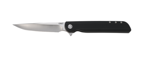 Columbia River LCK + LARGE, 3.62" Folding Knife Liner Lock, Plain Edge, 8Cr13MoV Steel Blade, Satin Finish, Glass-Reinforced Nylon Handle, Assisted Opening IKBS