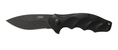 Columbia River FORESIGHT, 3.53" Folding Knife Liner Lock, Plain Edge, 1.4116 Steel Blade, Stonewash Finish, Glass-Reinforced Nylon Handle, Assisted Opening IKBS