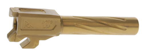 Rival Arms Precision Drop-In Barrel 9mm 3.90" Gold PVD Finish 4340H Steel Material for Sig P320 Carry
