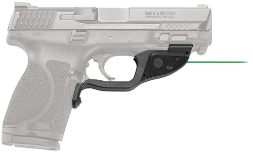 Crimson Trace Laserguard 5mW Green Laser with 532nM Wavelength & 50 ft Range Black for S&W M&P Shield M2.0