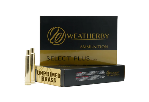 Weatherby Select Plus Unprimed Cases 257 Weatherby Mag  Brass 50/Box