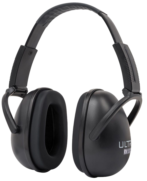 Allen ULTRX Sound Blocker Muffs, Earmuff, NRR 23dB, Black