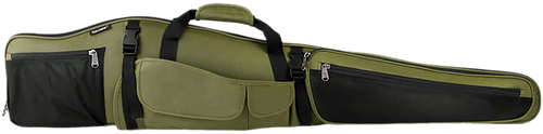 Bulldog Cases Hunter Series, Scoped Shotgun Case, 52", Poly Oxford Nylon Construction, Black/Green