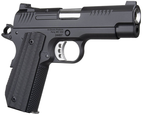 Ed Brown 1911 EVO KC9-LW Lightweight 9mm, 4" SS Bull Barrel, Gen4 Serrated Slide, Black Gen4 Carbon Steel Frame, Beavertail, 7rd