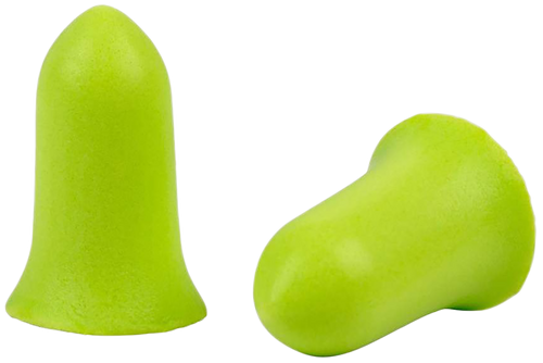 Allen ULTRX Tapered Foam Plugs, NRR 32 dB, Lime, 50 Pairs