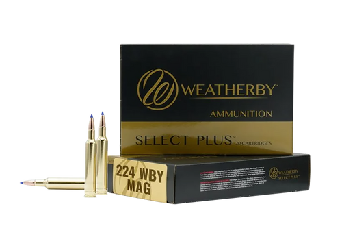 Weatherby 224 Weatherby Mag 37gr, Hammer Custom, 20rd Box