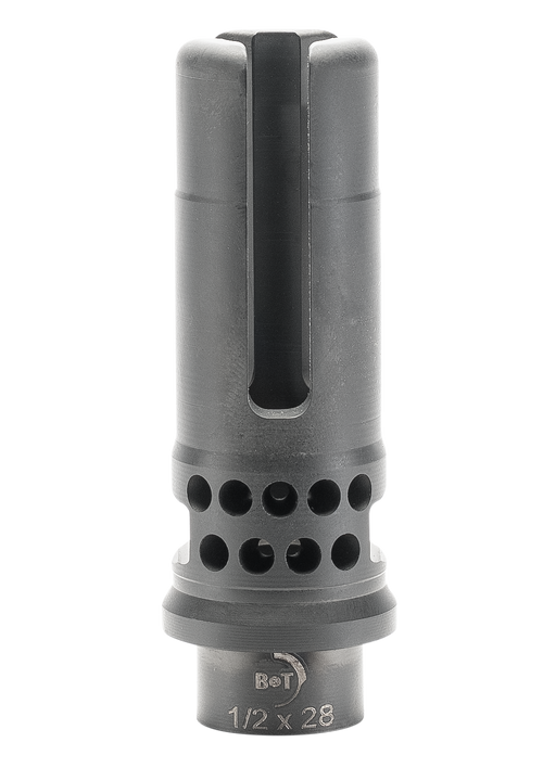 B&T Assault 3 Prong, Open Tine Hybrid, 5.56mm, 1/2x28, DLC Coated Finish, Black