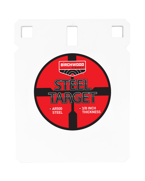 Birchwood Casey Centerfire Target 3/8" AR500 Steel 6" Square Gong