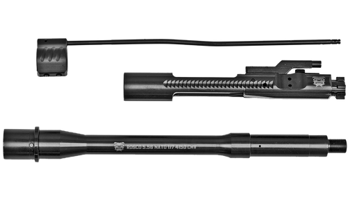 Rosco Bloodline, 10.5" Barrel, 5.56mm, Melonite Finish, Includes Gas Block, Gas Tube and BCG, Government Profile