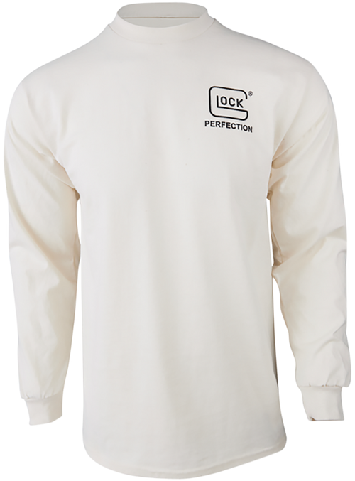 Glock OEM Born in Austria, Long Sleeve T-Shirt, X-Large, Tan