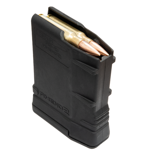Amend2 MOD-2 10rd,7.62x51 Fits AR-10 Black Polymer