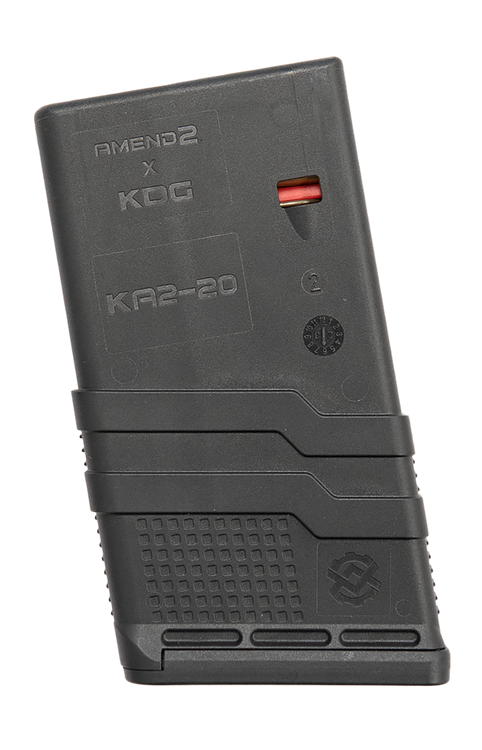 Amend2 Magazine, Mod 3, 762NATO, 20rd, Fits SCAR 17, Polymer, Black