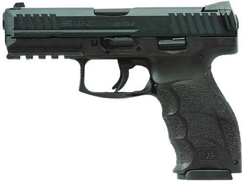 HK VP40 40 S&W, 4.09" Barrel, Picatinny Rail, Interchangeable Backstraps, 10rd