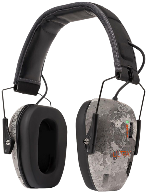 Allen ULTRX Bionic E-Muff, Electronic Earmuff, NRR 22dB, Rubberized Protective Coating, Veil Tac Gray