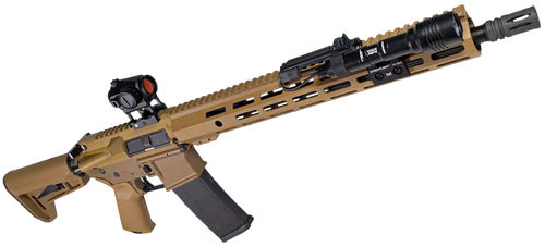 Shark Coast Sunrise AR 5.56mm, 16" Barrel, Vortex Crossfire Red Dot, Tac Light, Magpul Stock-Grip, 30rd