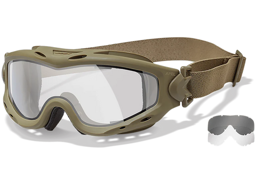 Wiley X Spear Goggle Dual Gry/clr/tan