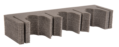 Allen Firearm & Fishing Rod Magnetic Holder 3 Rifle/Shotgun, 4 Fishing Rods Black Metal/Foam