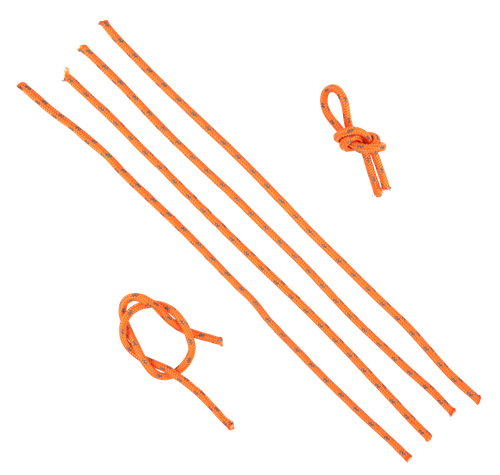 Allen Flagging Cord Orange Polyester Reflective 10" Long 6 Cords