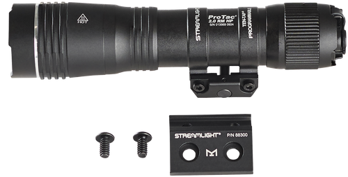 Streamlight Protac 2.0 Rail Mount HP, 2,000 Lumens, 85,000 Candela, Black, Includes M-Lok Mount, (1) SL-B50 Rechargeable Battery Pack, and USB-C Cord