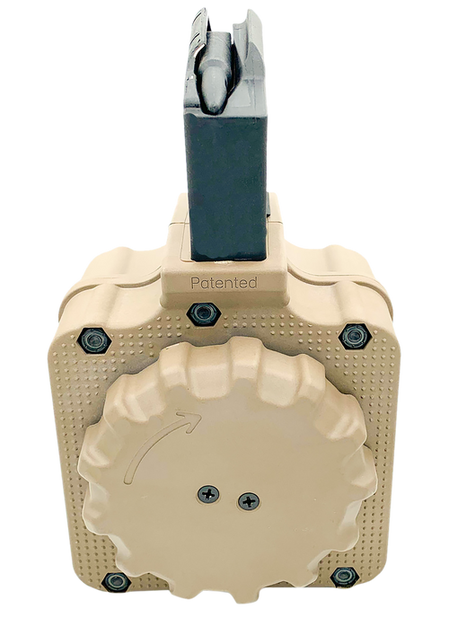 ProMag 50rds Drum 308 Caliber Fits AR-10 Flat Dark Earth Polymer