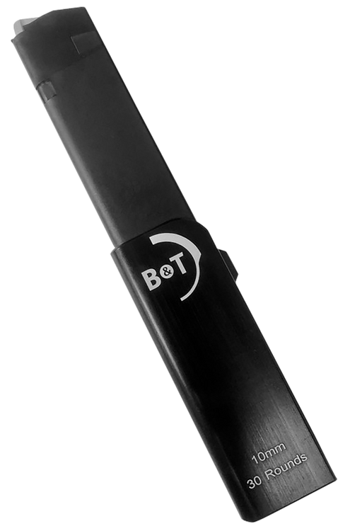 B&T Magazine, 10MM, 30rd, Fits B&T APC10, Polymer, Black