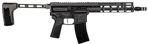 Global Ordnance Monolithic 15P 5.56mm,12.50" Barrel, M-Lok Handguard, Black, SB Tactical Brace, B5 P-Grip 23, 30rd