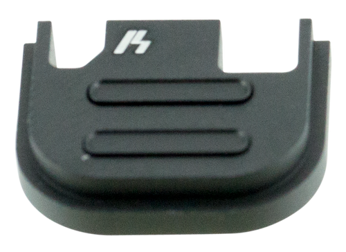 Strike V2 Slide Cover Plate Compatible Glock Gen1-4, Black Anodized Aluminum