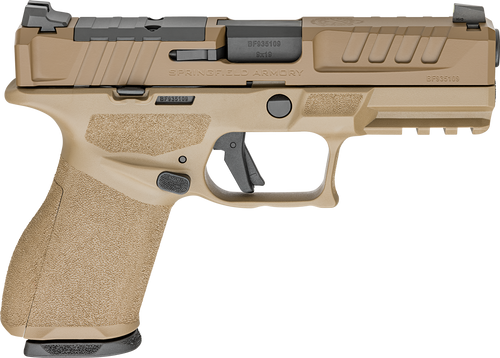 Springfield Echelon 9mm Compact, 4" Barrel, Optics Ready, U-Dot Sights, FDE Frame, 15rd