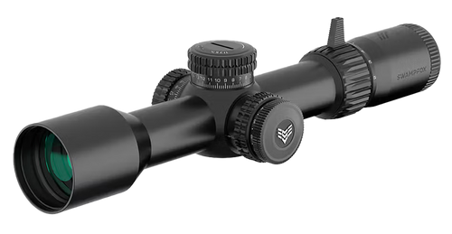 Swampfox Optics Warhawk Black 5-25x56mm 34mm Tube Sharpshooter MIL Reticle