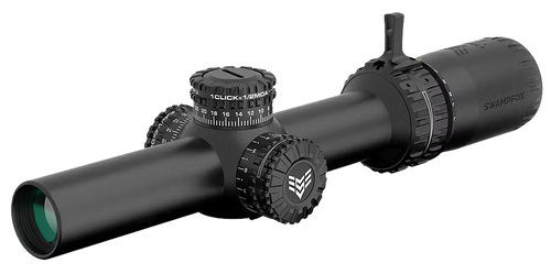 Swampfox Optics Arrowhead Black 1-6x24mm 30mm Tube Guerrilla Dot BDC Green Reticle