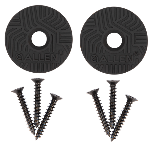 Allen Disc Gun & Tool Magnet Set Black Metal Screw On 2 pk