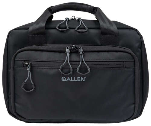 Allen Double Pistol Bag Black Nylon Holds 2 Handguns