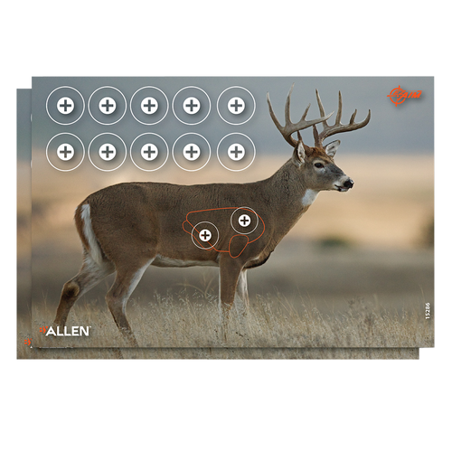 EZ-Aim Whitetail Deer Paper Hanging 23" x 35" Multi-Color Includes Pasters 2 Per Pkg