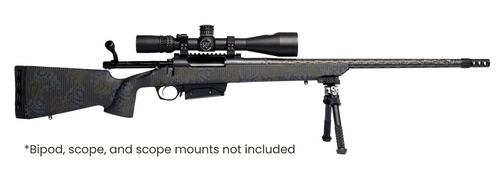 Horizon Firearms Vandal Carbon II 300 PRC 22" Black Diamond Fluted Barrel, Black Drilled & Tapped Fixed Receiver, Black Iota Eko X Carbon Fiber Stock