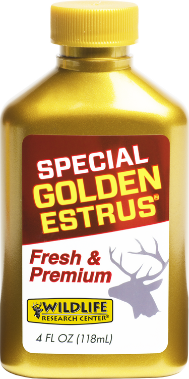 Wildlife Research Special Golden Estrus Buck Lure Deer Attractant Doe In Estrus Scent 4 oz Bottle