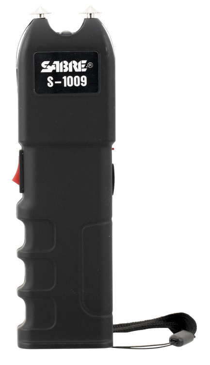 Sabre Tactical Stun Gun with Flashlight 1.25 Million Volts Black 120 Lumens