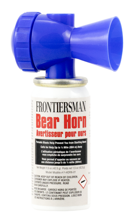 Sabre Frontiersman Bear Horn White Effective 0.50 Miles Portable