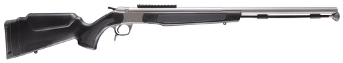 CVA Optima 50 Caliber 26" Stainless Fluted Barrel, 0 MOA Picatinny Rail Stainless Steel Receiver, Fixed Black Stock