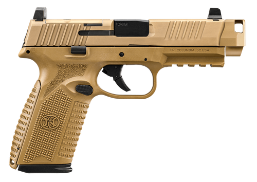FN 510 MRD Comp 10mm, 4.4" Barrel, Flat Dark Earth, 2x10rd