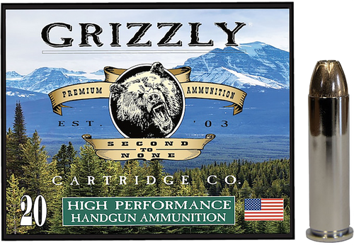 Grizzly Ammo 357Mag 148gr Jacketed Hollow Point, 20rd Box