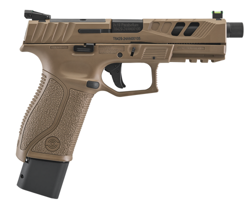 [037084370057] Stoeger STR Combat SX 9mm, 5" Threaded Barrel, Adjustable Rear Sight, Optics Ready, 20rd